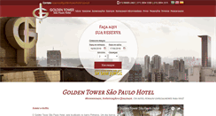 Desktop Screenshot of goldentowerhotel.com.br